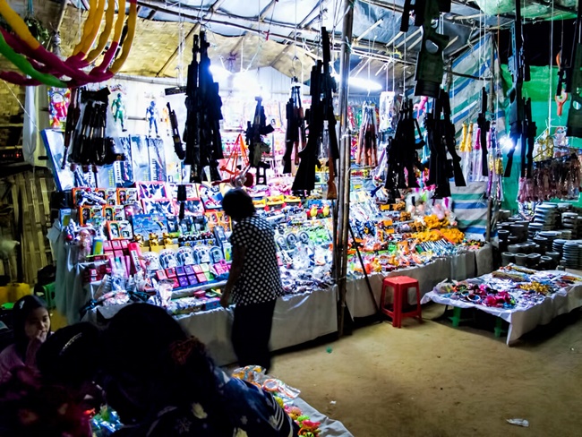 Night market in Bagan