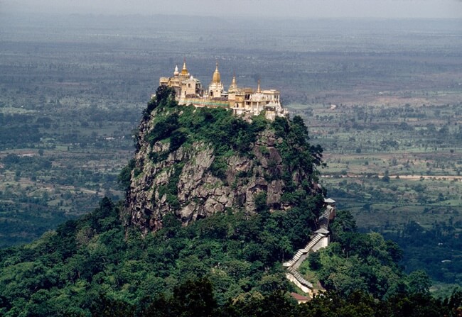 Mount Popa in Bagan