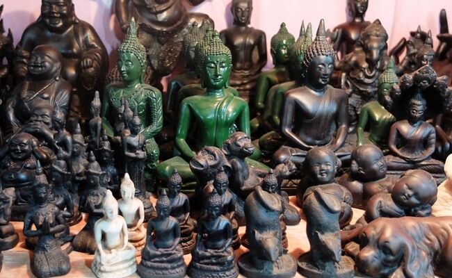 Beautiful Buddhist sculptures of all shapes and sizes