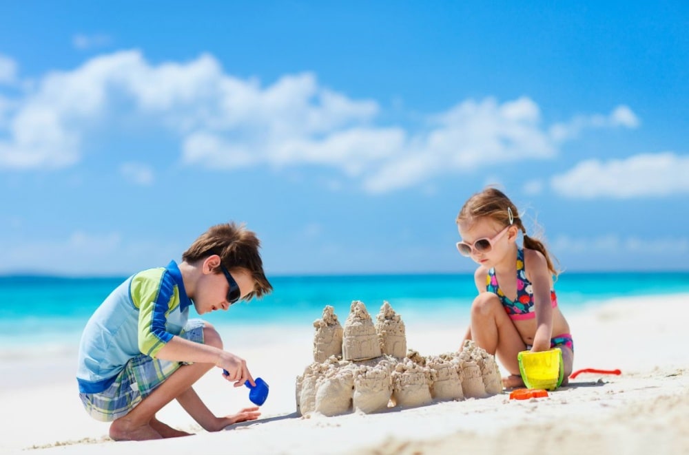 Family in Beach